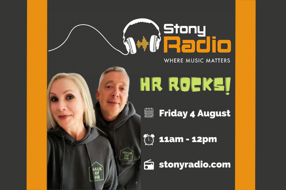 HR Rocks on Stony Radio with Rachel Collar on 4 August 2023